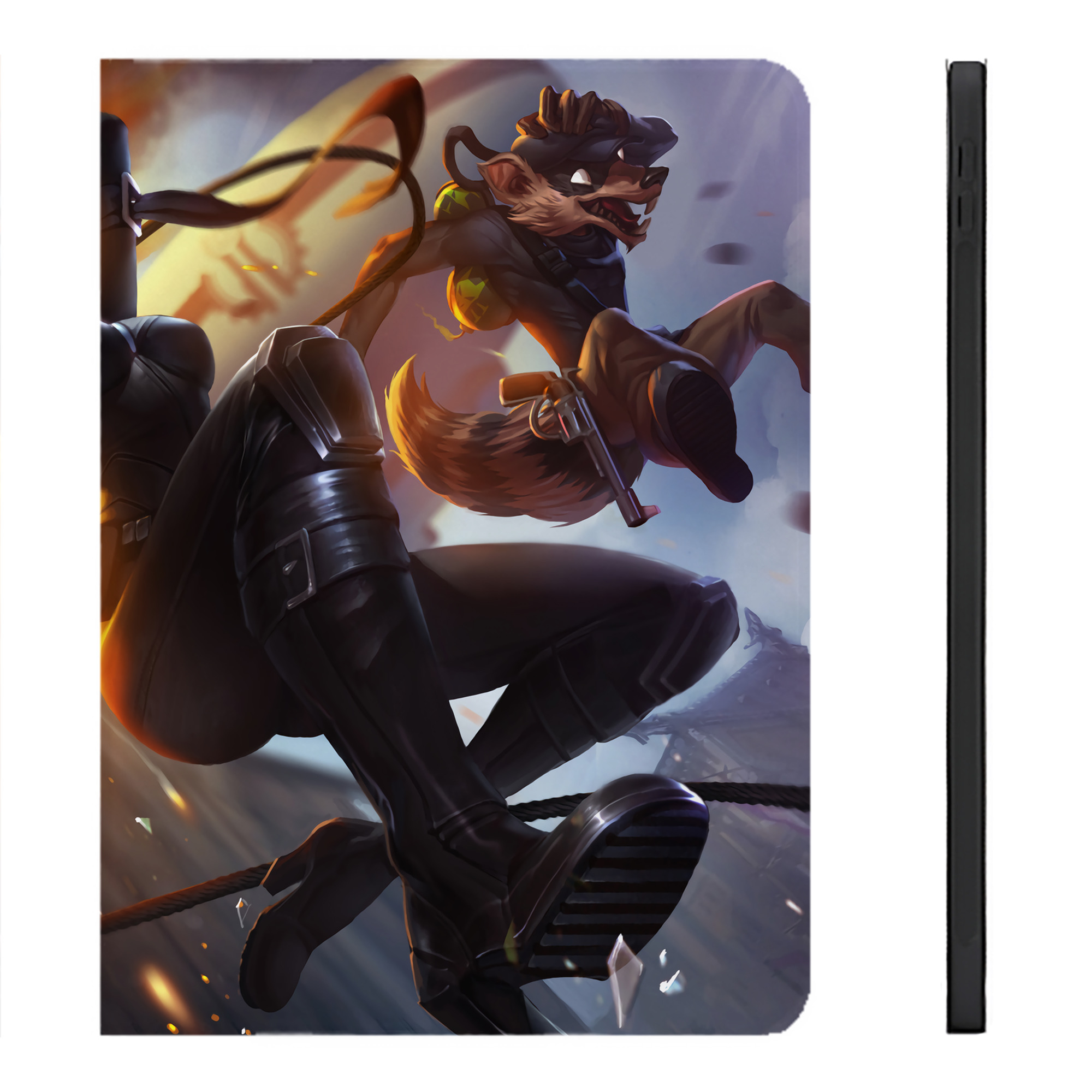 リーグ・オブ・レジェンド League of Legends LOL IPadケース ペンホルダー付き ブックスタイルデザイン